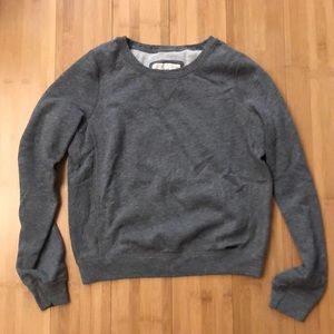 Abercrombie & Fitch lace detail gray sweatshirt